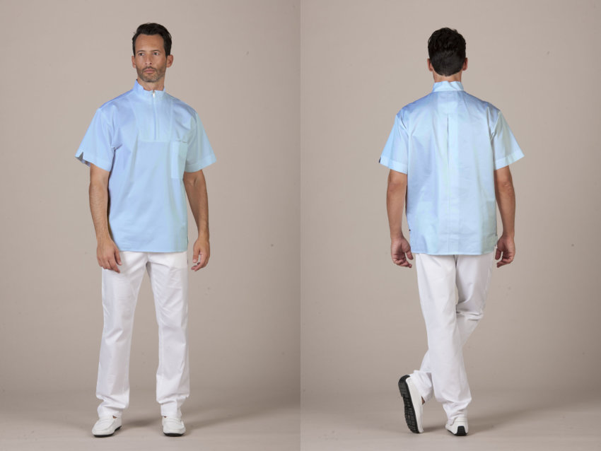 Camice Malta Azzurro Uomo