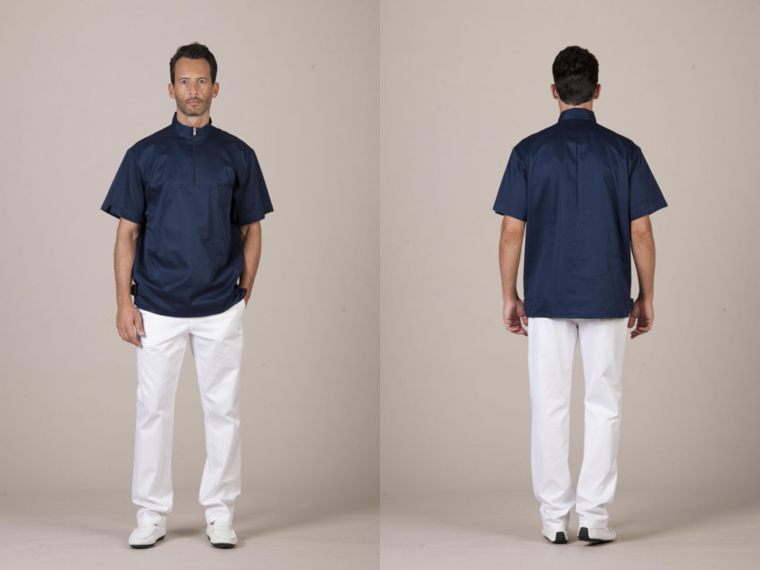 Camice Malta Blu Notte Uomo