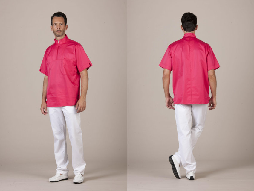 Camice Malta Corallo Uomo